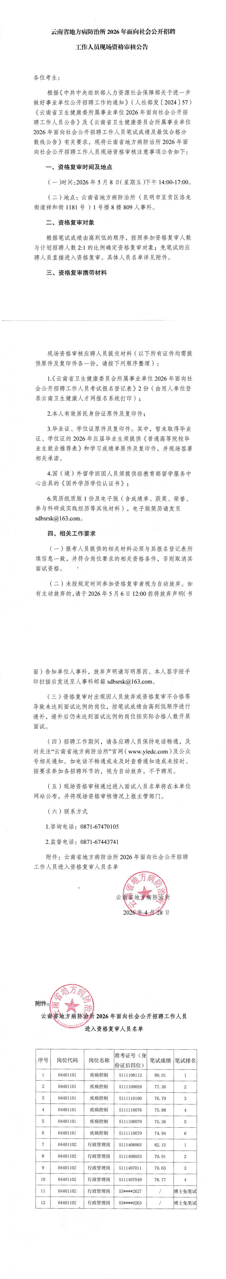 省地病所2026年公招资格复审公告_00